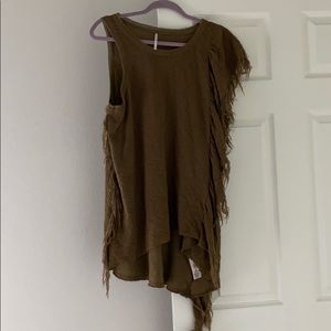 Free People One-Sleeve Tunic